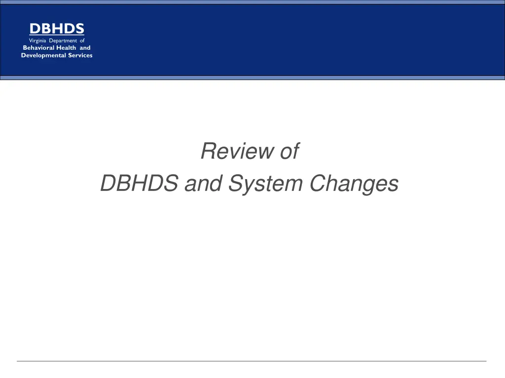 dbhds virginia department of behavioral health 1