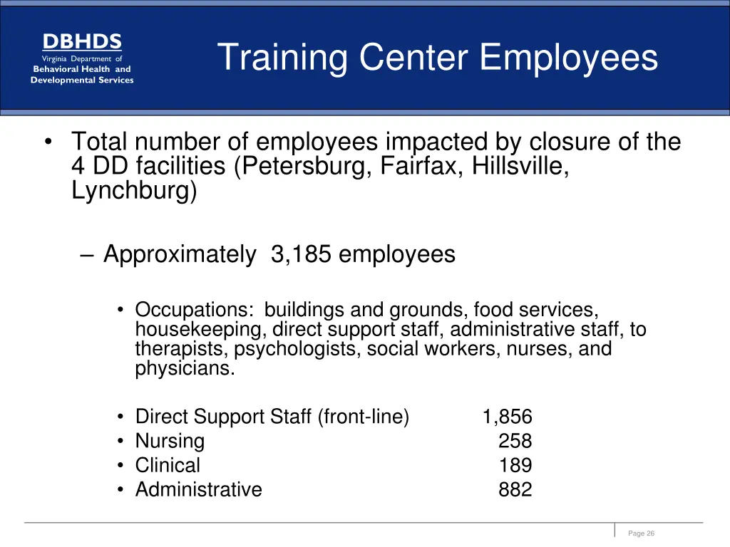 dbhds virginia department of behavioral health 17