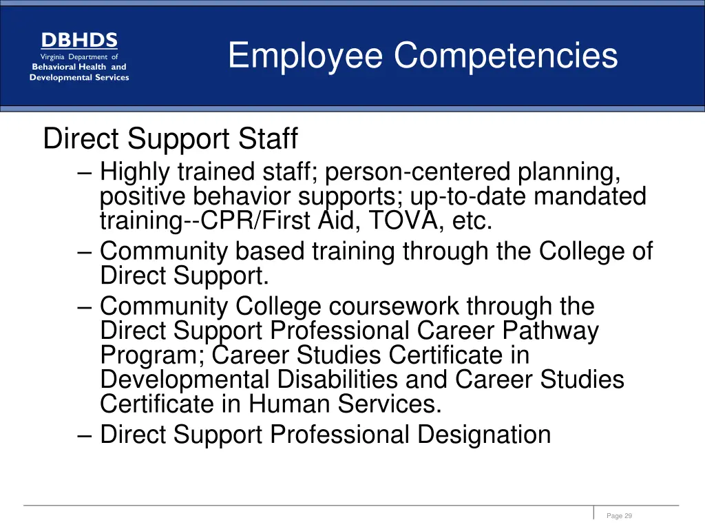 dbhds virginia department of behavioral health 18