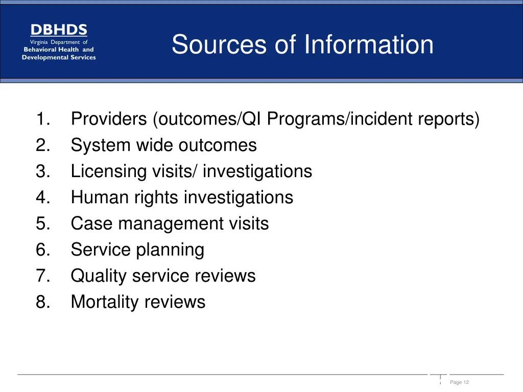 dbhds virginia department of behavioral health 6