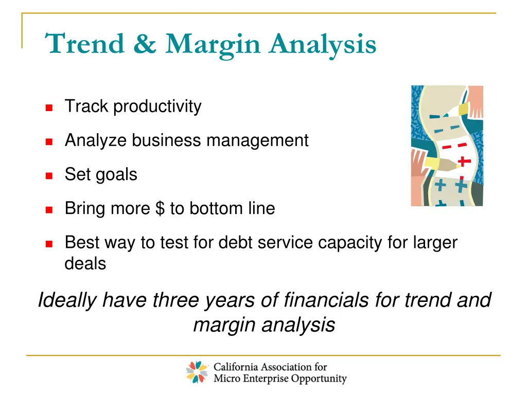 trend margin analysis