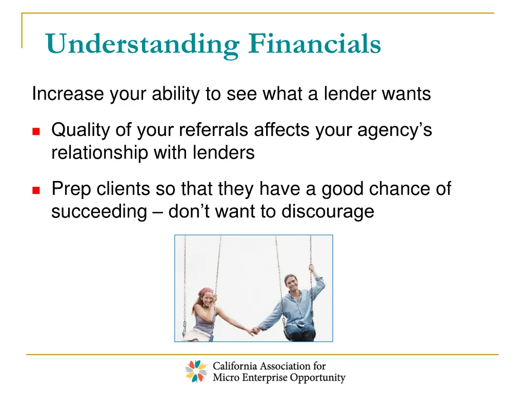 understanding financials