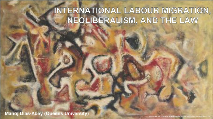 international labour migration neoliberalism