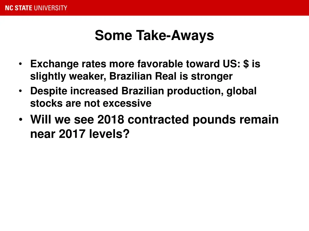 some take aways 2