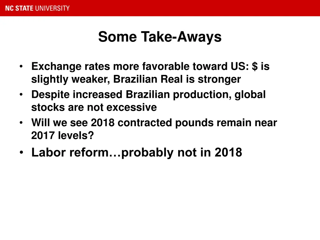 some take aways 3