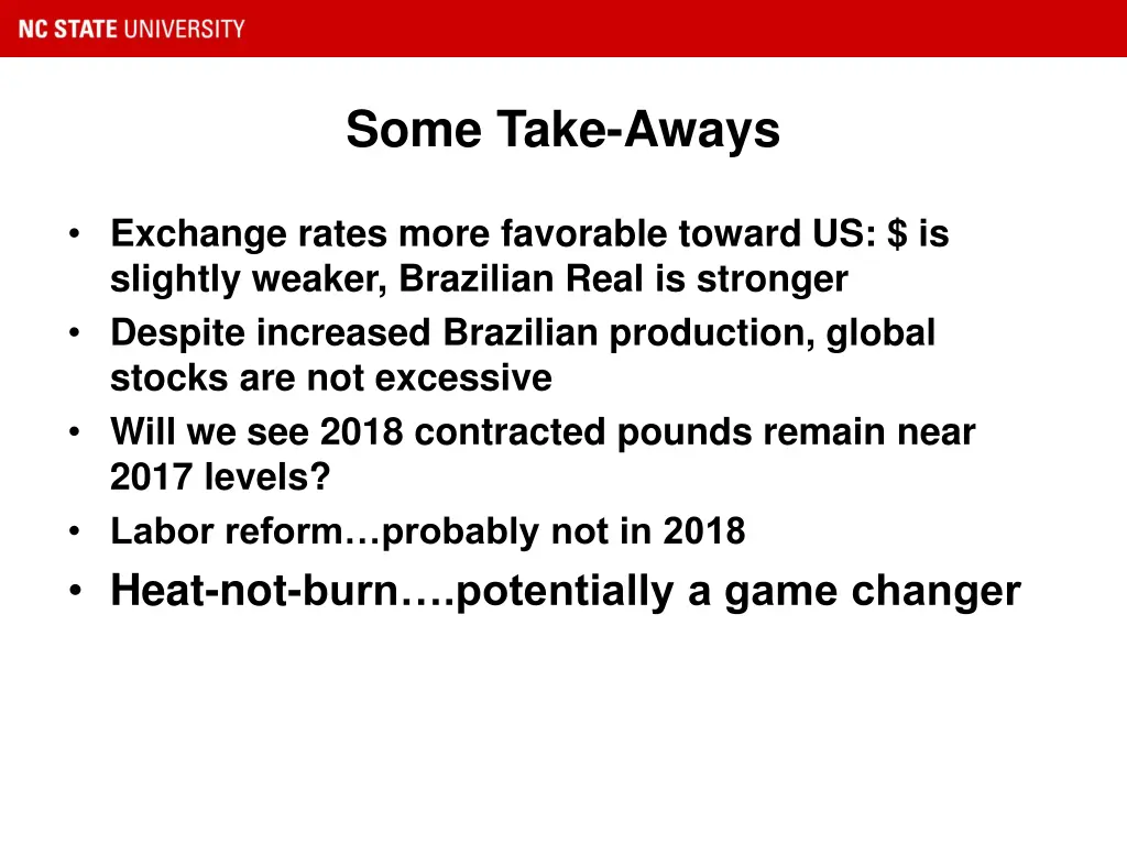 some take aways 4