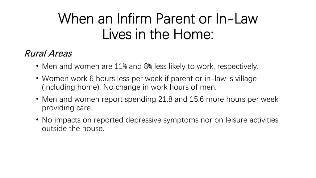 when an infirm parent or in when an infirm parent 1