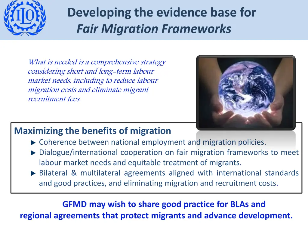 developing the evidence base for fair migration