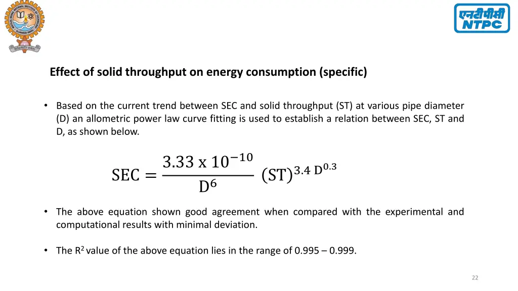 effect of solid throughput on energy consumption 2