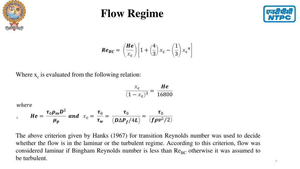 flow regime