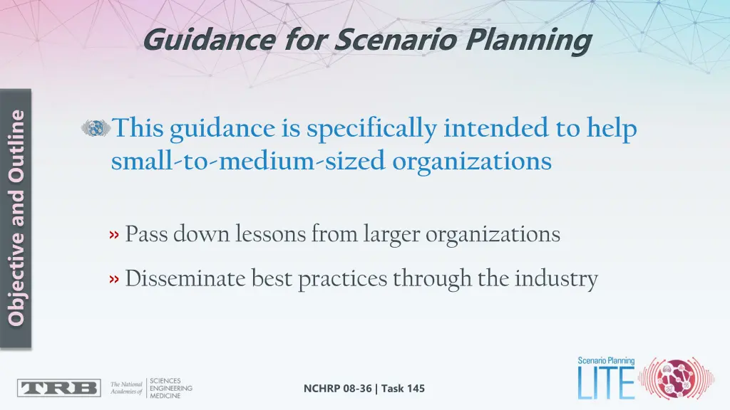 guidance for scenario planning 2