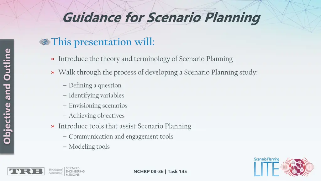 guidance for scenario planning 3
