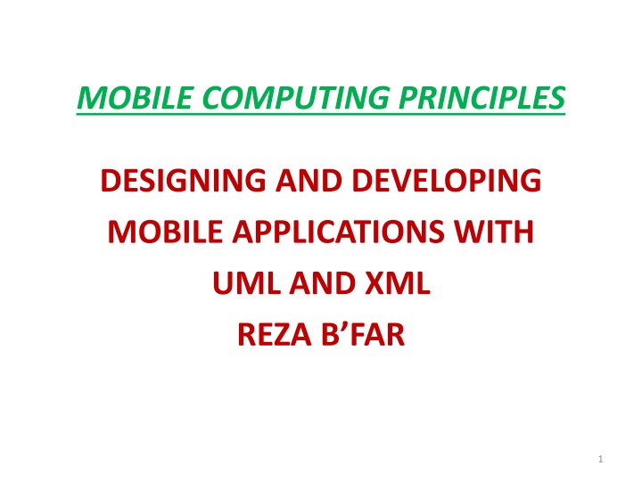 mobile computing principles