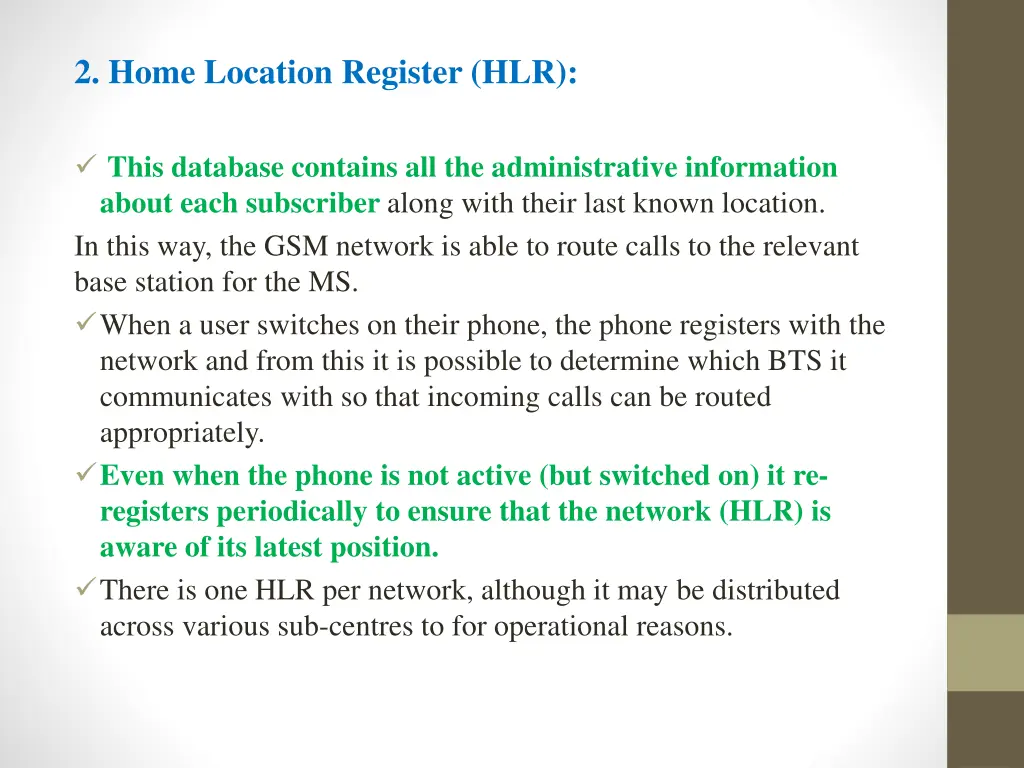 2 home location register hlr