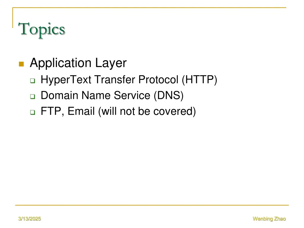 topics 1