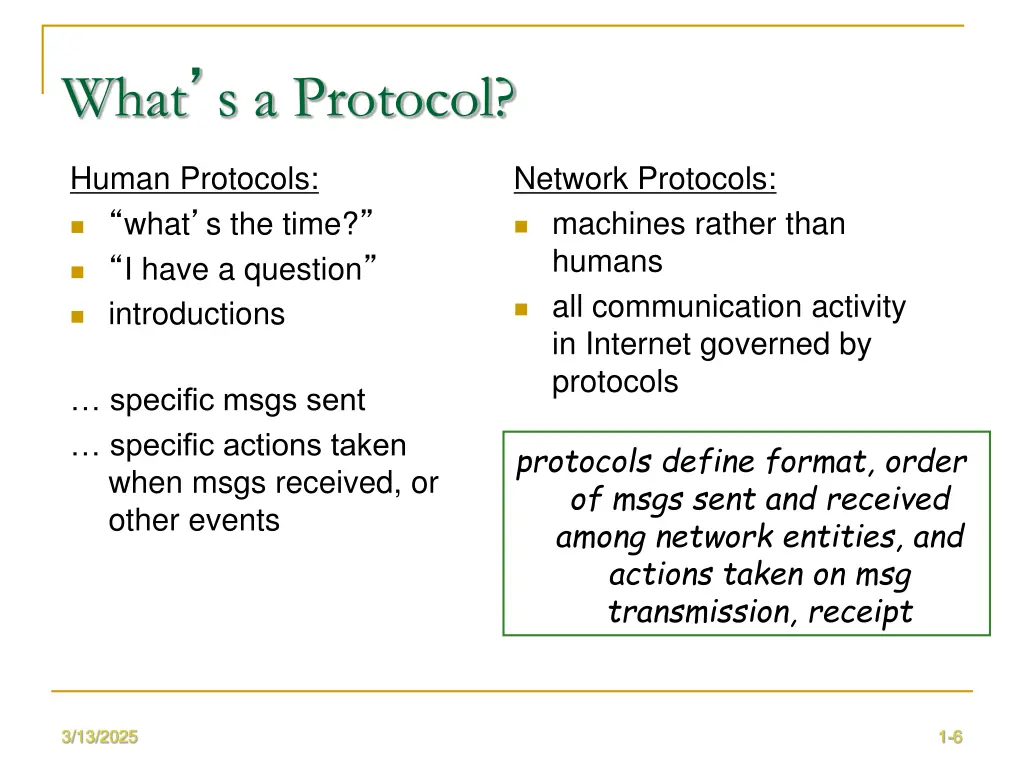 what s a protocol