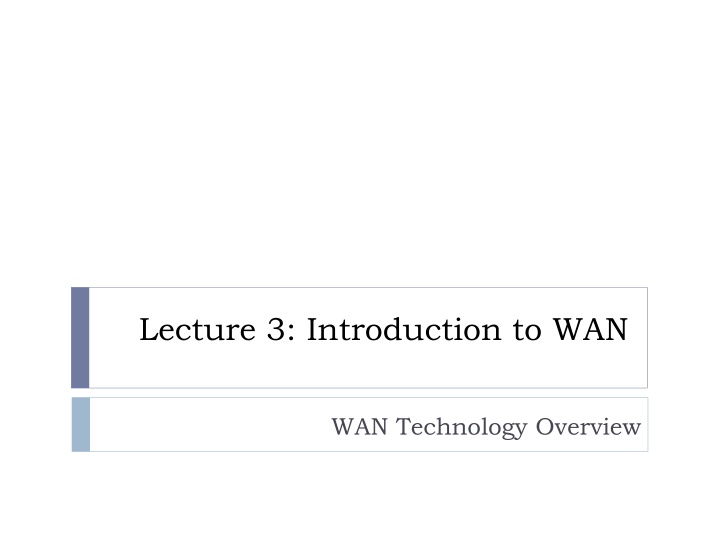 lecture 3 introduction to wan