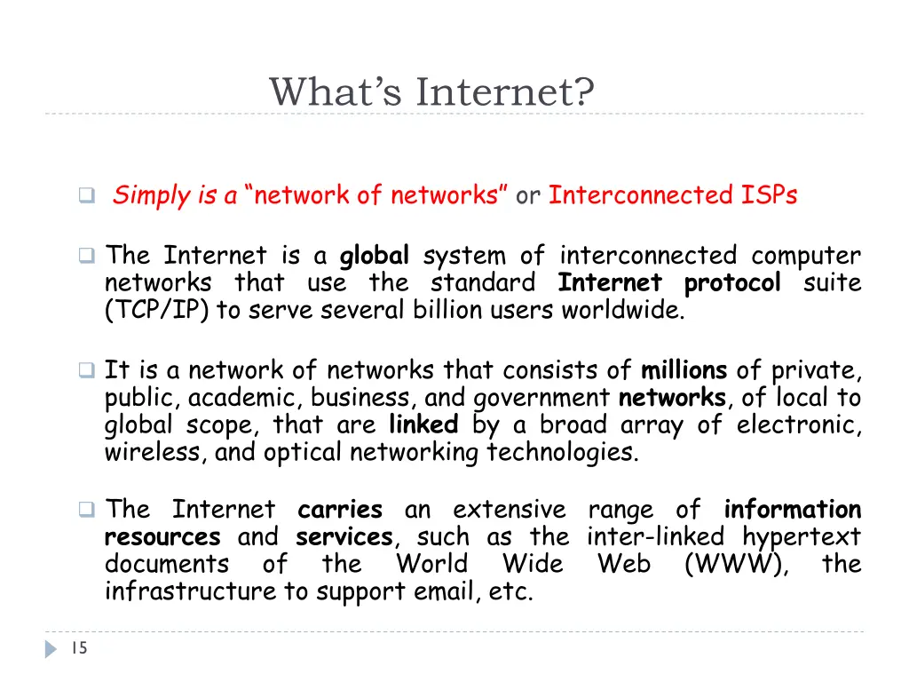 what s internet 1