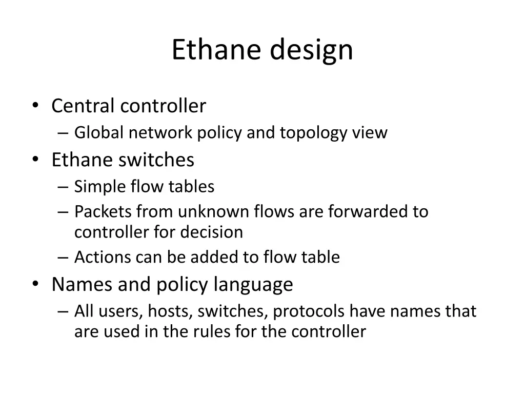 ethane design