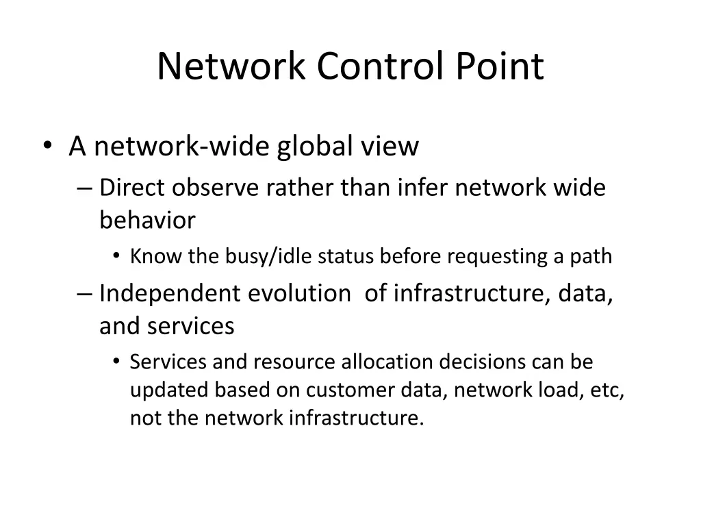 network control point 1