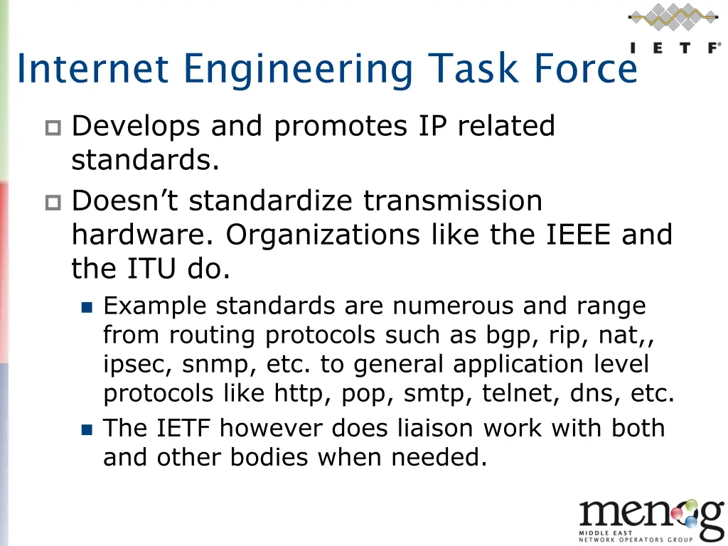 internet engineering task force