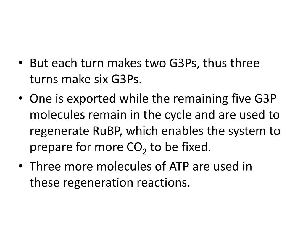 but each turn makes two g3ps thus three turns