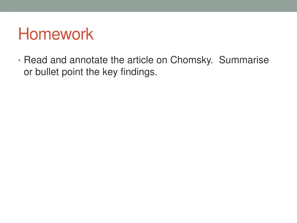 homework