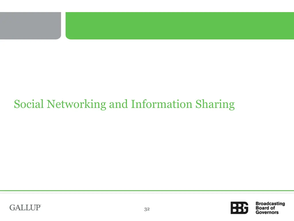 social networking and information sharing