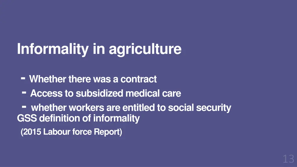 informality in agriculture 1