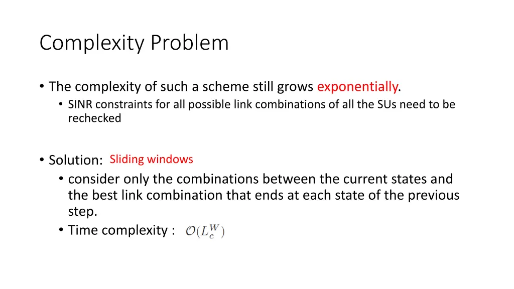 complexity problem