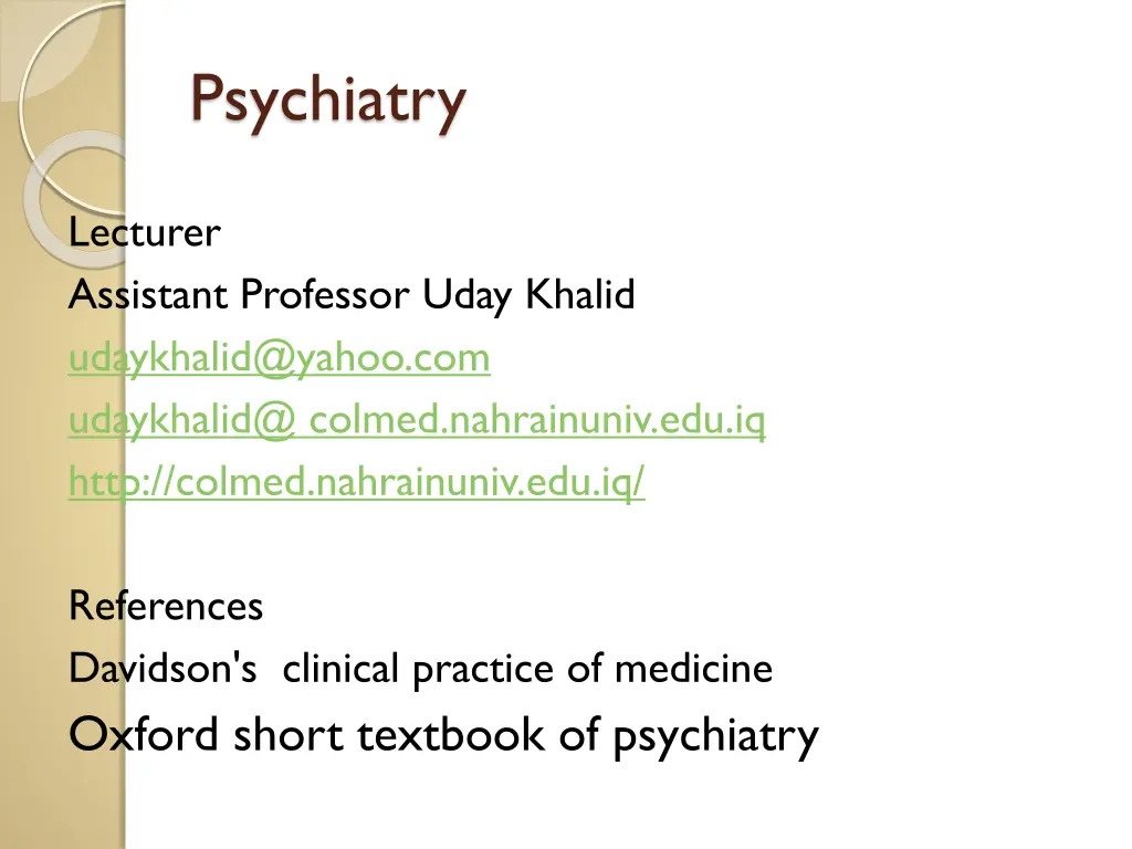 psychiatry 10