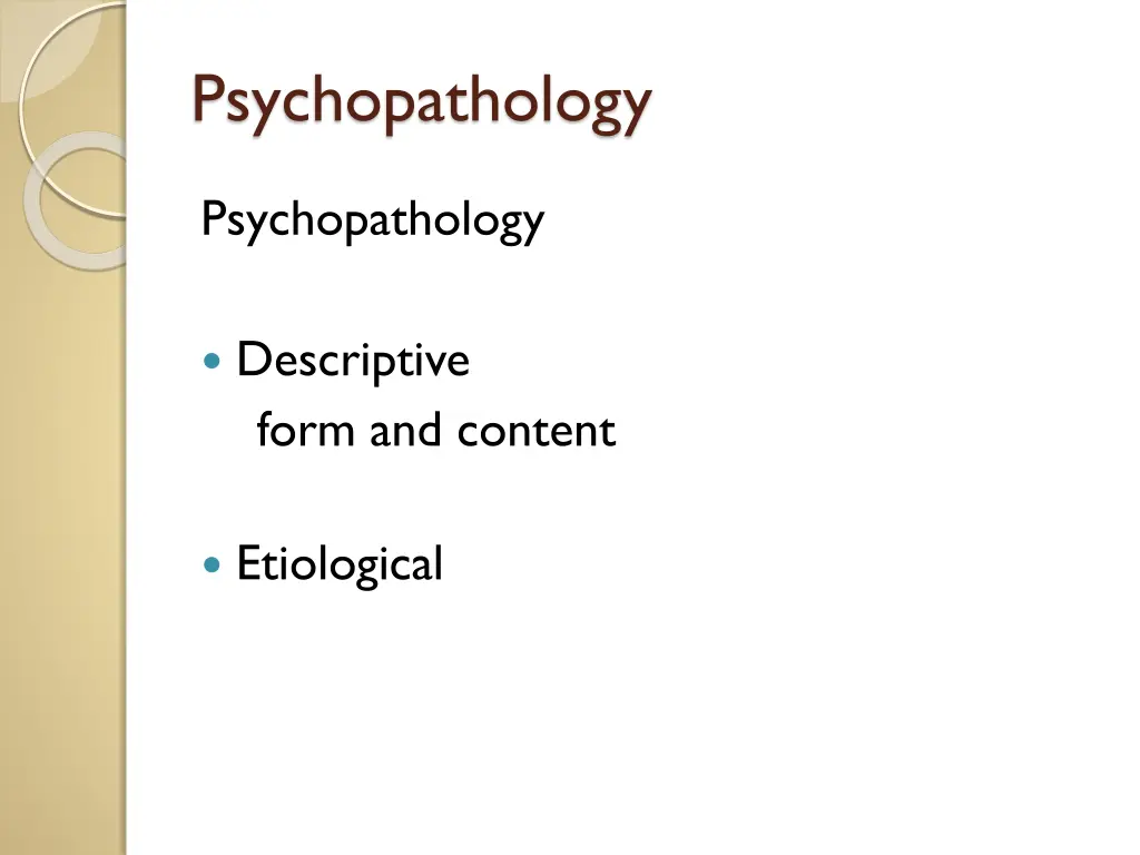 psychopathology 1