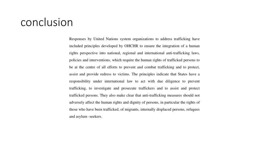 conclusion