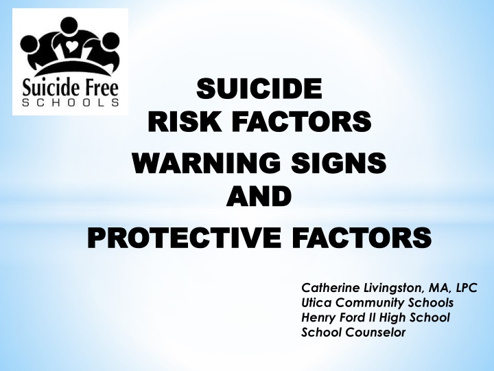 suicide suicide risk factors risk factors warning