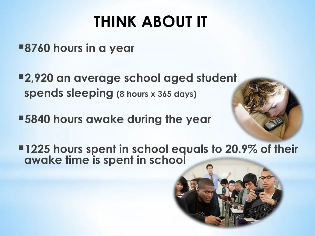 think about it