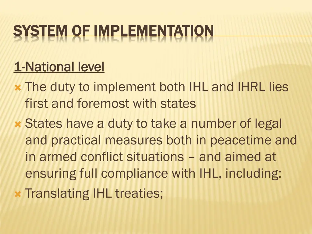 system system of