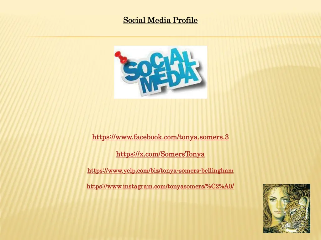 social media profile social media profile