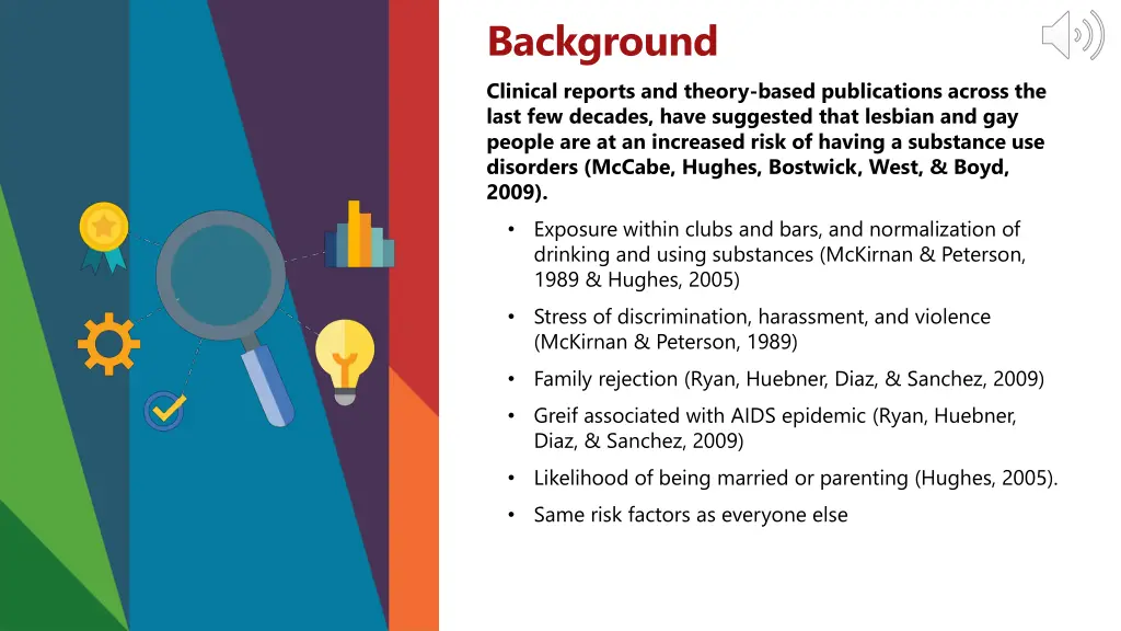 background clinical reports and theory based