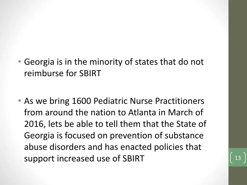 georgia is in the minority of states that