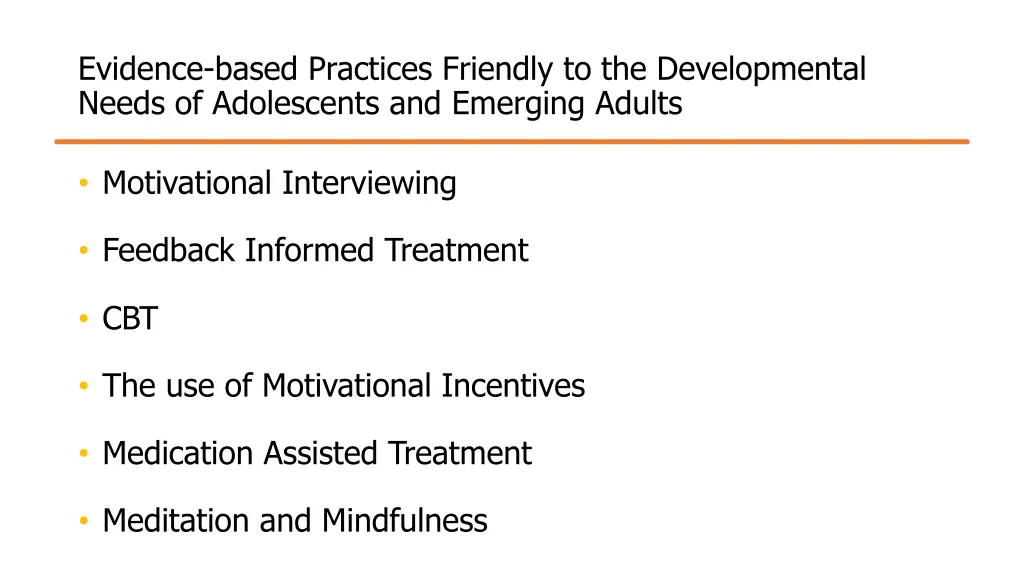 evidence based practices friendly