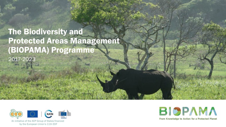 the biodiversity and protected areas management