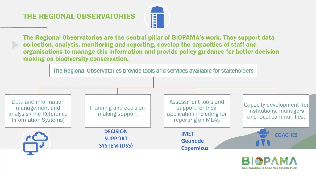the regional observatories