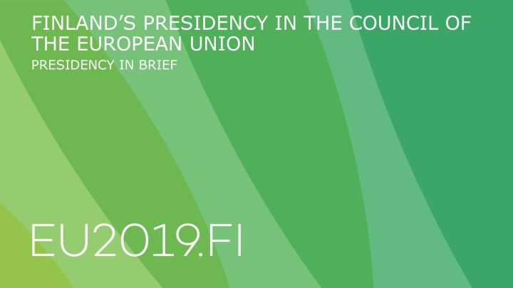 finland s presidency in the council