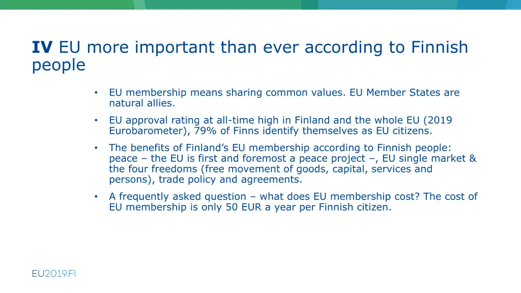 iv eu more important than ever according