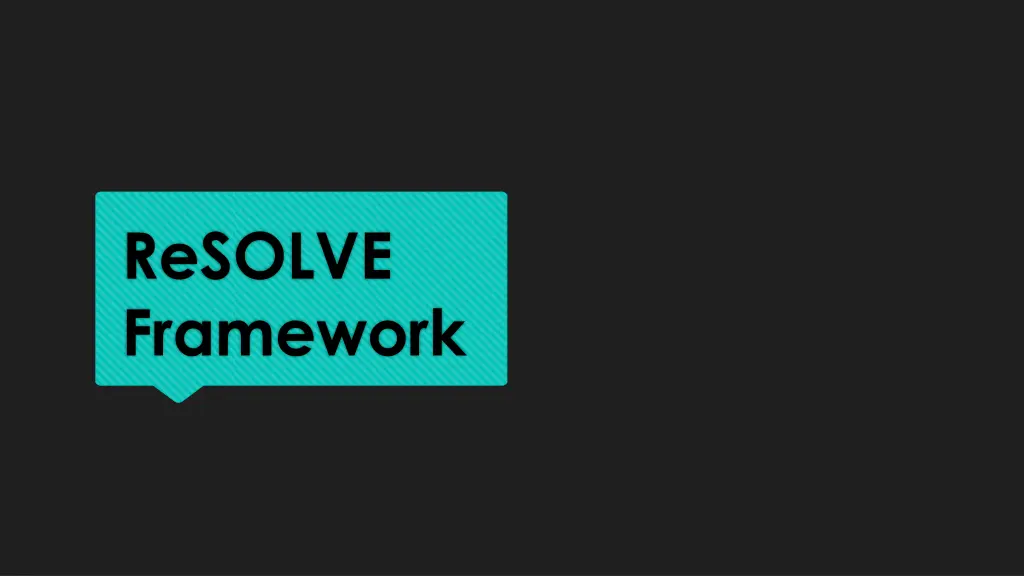 resolve framework