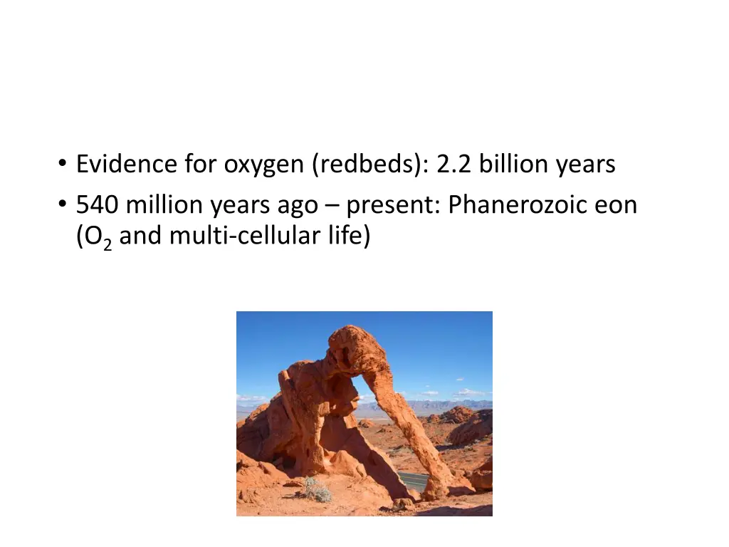 evidence for oxygen redbeds 2 2 billion years