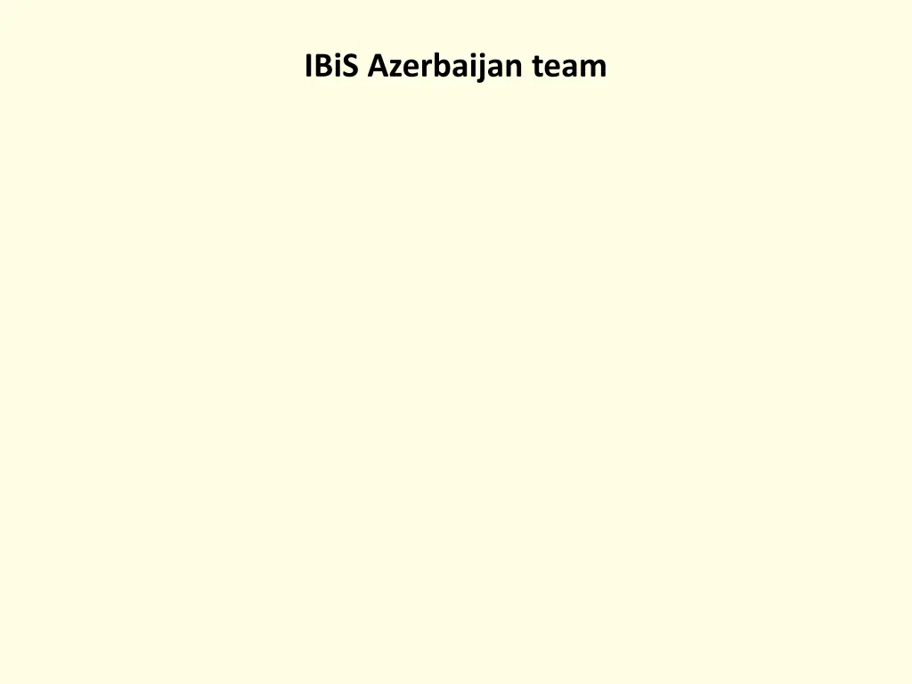 ibis azerbaijan team