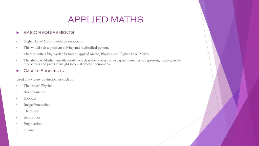 applied maths 1