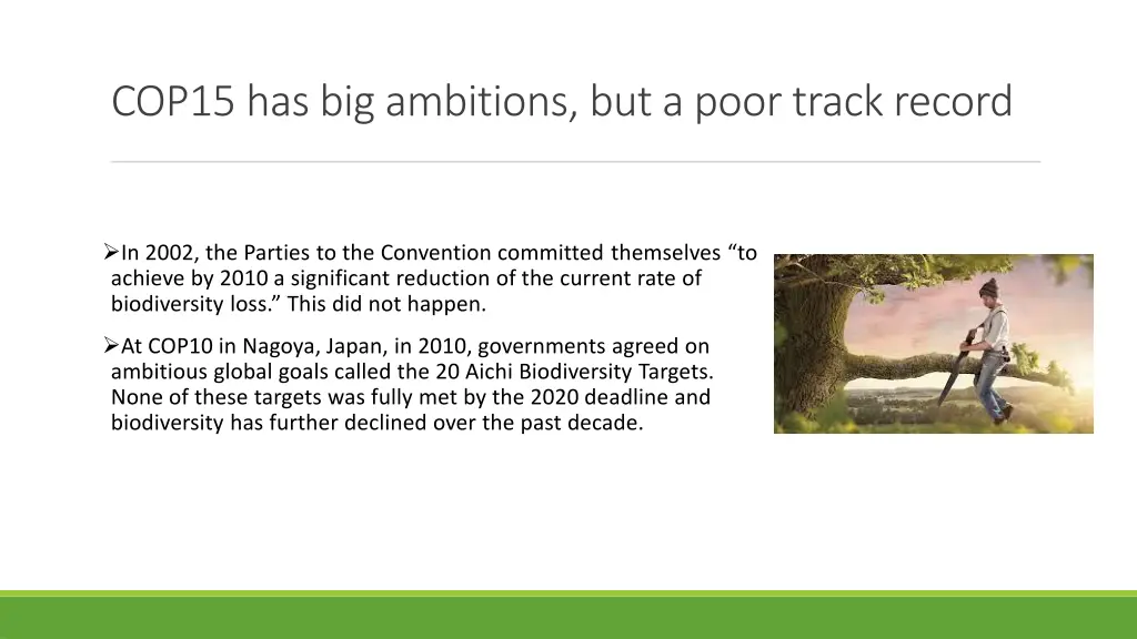 cop15 has big ambitions but a poor track record