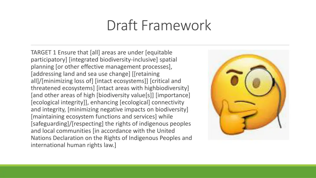 draft framework